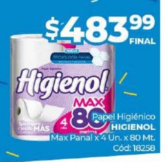 Diarco Papel Higiénico Higienol oferta