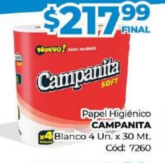 Diarco Papel Higiénico Campanita oferta