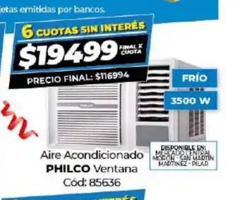 Diarco Aire Acondicionado Philco Ventana oferta
