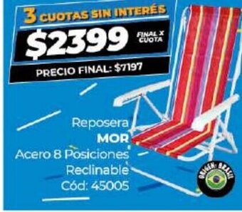 Diarco Reposera Mor oferta