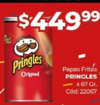 Diarco Papas Fritas Pringles oferta