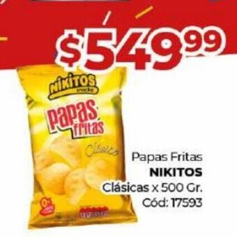 Diarco Papas Fritas Nikitos oferta