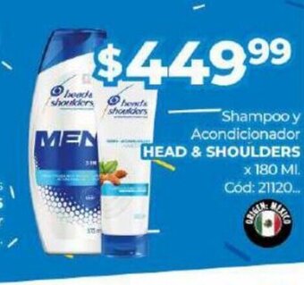 Diarco Shampoo y Acondicionador Head & Shoulders oferta