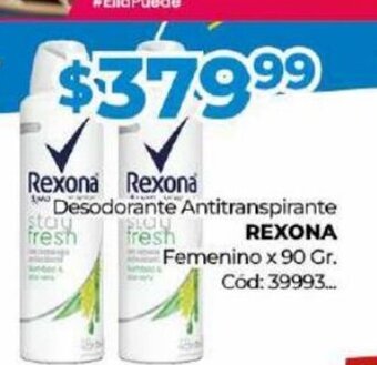 Diarco Desodorante Antitranspirante Rexona oferta