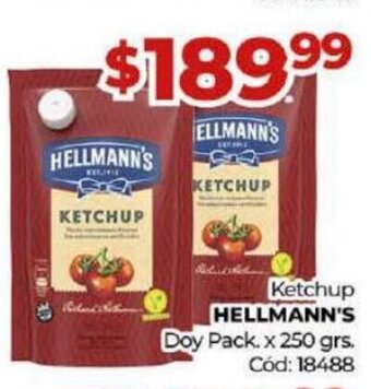 Diarco Ketchup Hellmann's oferta