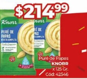 Diarco Puré De Papas Knorr oferta