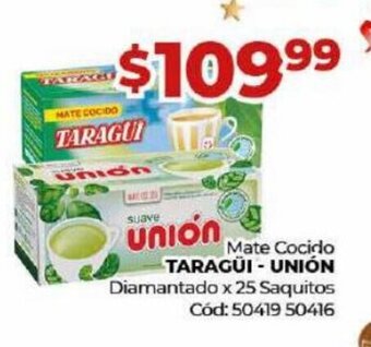 Diarco Mate Cocido Taragüi-Unión oferta