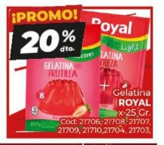 Diarco Gelatina Royal oferta