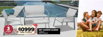 Supermayorista Vital Set jardín acero oferta