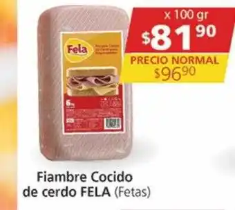 Supermercados Aiello Fiambre cocido de cerdo fela oferta