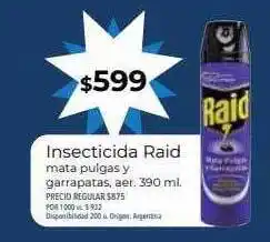 Supermercados Vea Insecticida raid mata pulgas y garrapatas aer. oferta