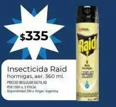 Supermercados Vea Insecticida raid hormigas aer. oferta