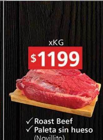 Supermercados Aiello Roast beef paleta sin hueso oferta