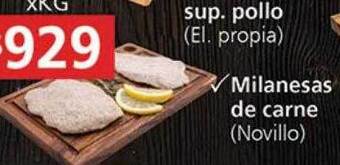 Supermercados Aiello Milanesas de carne oferta