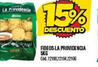 Supermercados Yaguar Fideos La Providencia 5Kg oferta