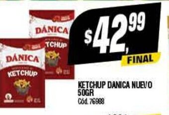 Supermercados Yaguar Ketchup Danica Nuevo 50GR oferta