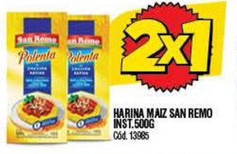 Supermercados Yaguar Harina Maiz San Remo Inst. 500G oferta