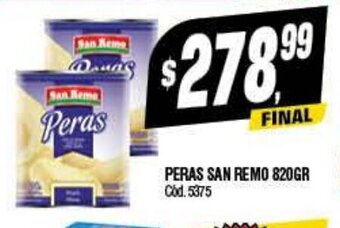 Supermercados Yaguar Peras San Remo 820Gr oferta