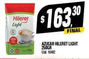 Supermercados Yaguar Azucar Hileret Light 250GR oferta
