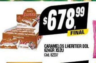 Supermercados Yaguar Caramelos Lheritier DDL 624Gr x52U oferta