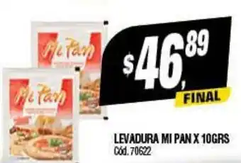 Supermercados Yaguar Levadura Mi Pan x 10grs oferta