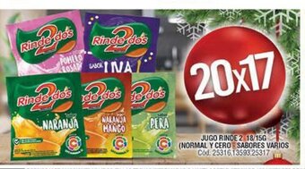 Supermercados Yaguar Jugo Rinde 2 18/15g oferta