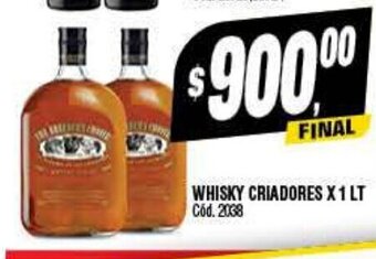 Supermercados Yaguar Whisky Criadores x 1lt oferta