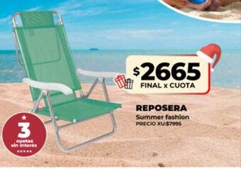 Supermayorista Vital Reposera summer fashion oferta