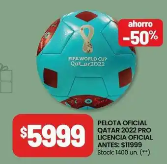 Changomas Pelota oficial qatar 2022 pro licencia oficial oferta