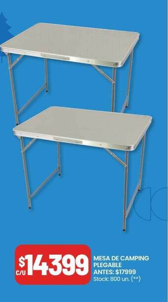 Changomas Mesa de camping plegable oferta
