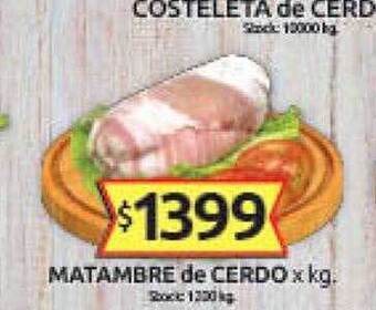 Cordiez Matambre de cerdo oferta