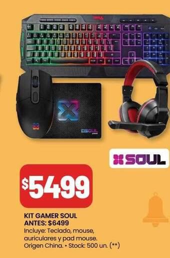 Changomas Kit gamer soul oferta