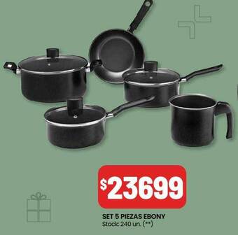 Changomas Set 5 piezas ebony oferta