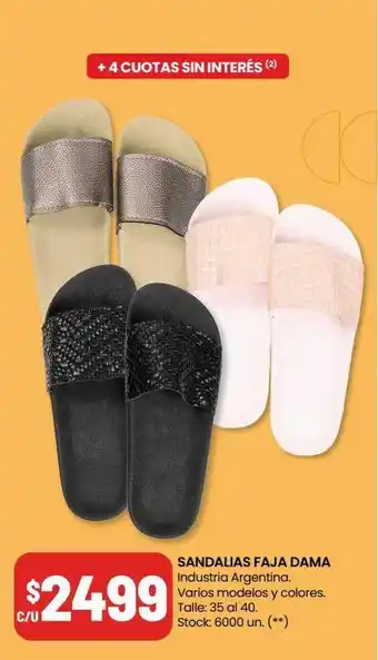 Changomas Sandalias faja dama oferta