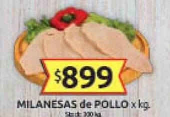 Cordiez Milanesas de pollo oferta