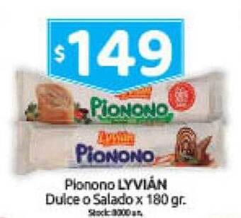 Cordiez Pionono lyvián dulce o salado oferta