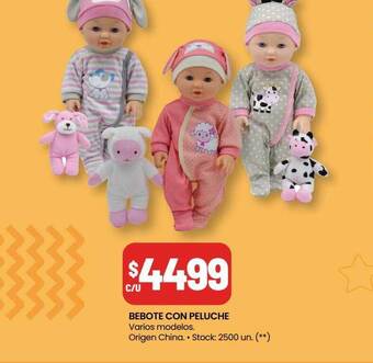 Changomas Beboda con peluche oferta