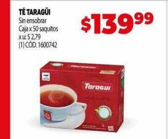 Makro Té taragüi oferta