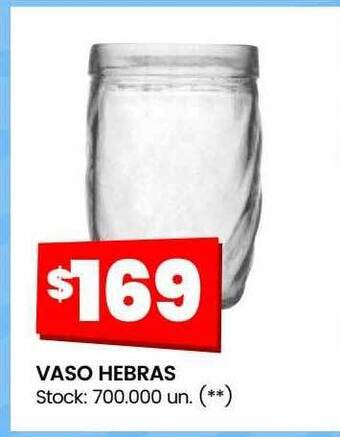 Changomas Vaso hebras oferta