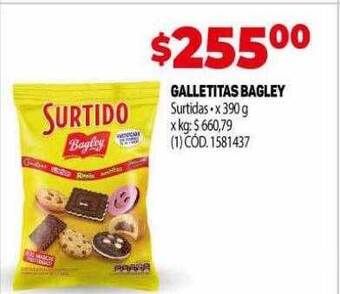 Makro Galletitas bagley oferta
