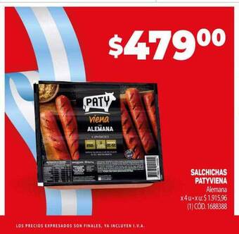 Makro Salchichas patyviena oferta