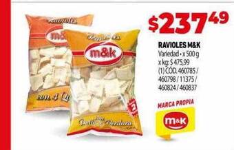 Makro Ravioles m&k oferta