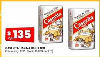Changomas Caserita harina 000 oferta