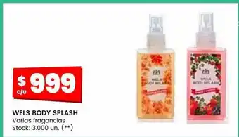 Changomas Wels body splash oferta