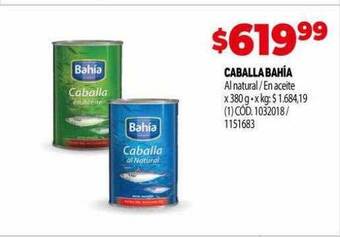 Makro Caballa bahía oferta