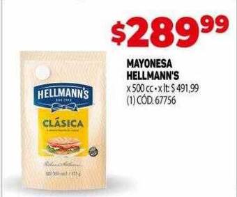 Makro Mayonesa hellmann's oferta