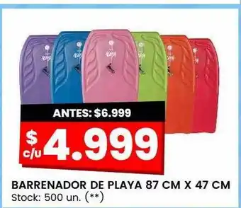 Changomas Barrenador de playa 87cm x 47cm oferta
