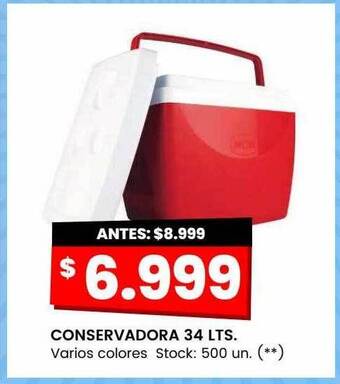 Changomas Conservadora 34 lts oferta