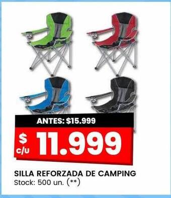 Changomas Silla reforzada de camping oferta