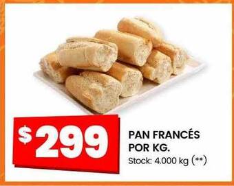Changomas Pan francés oferta